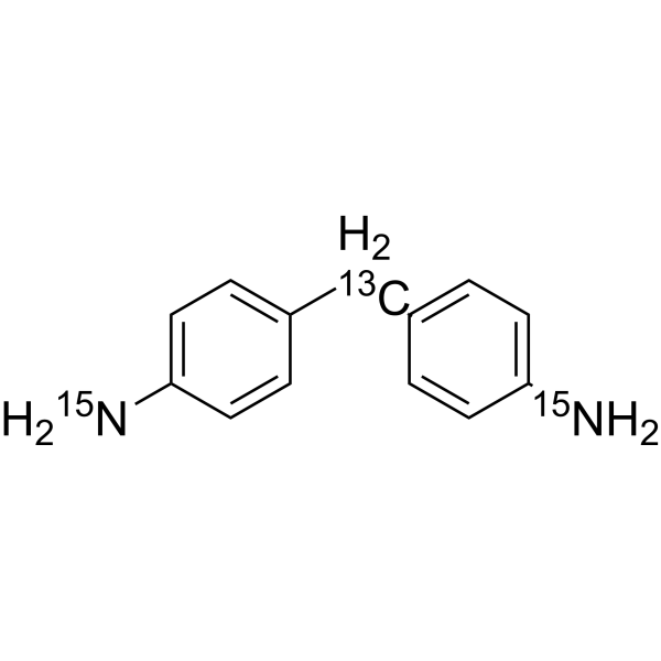 4,4′-Methylenedianiline-15N2, 13C 2416442-06-1